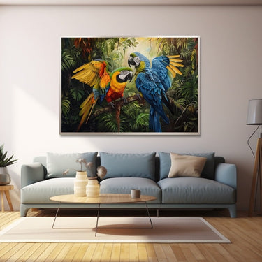 Exotic Birds Painting